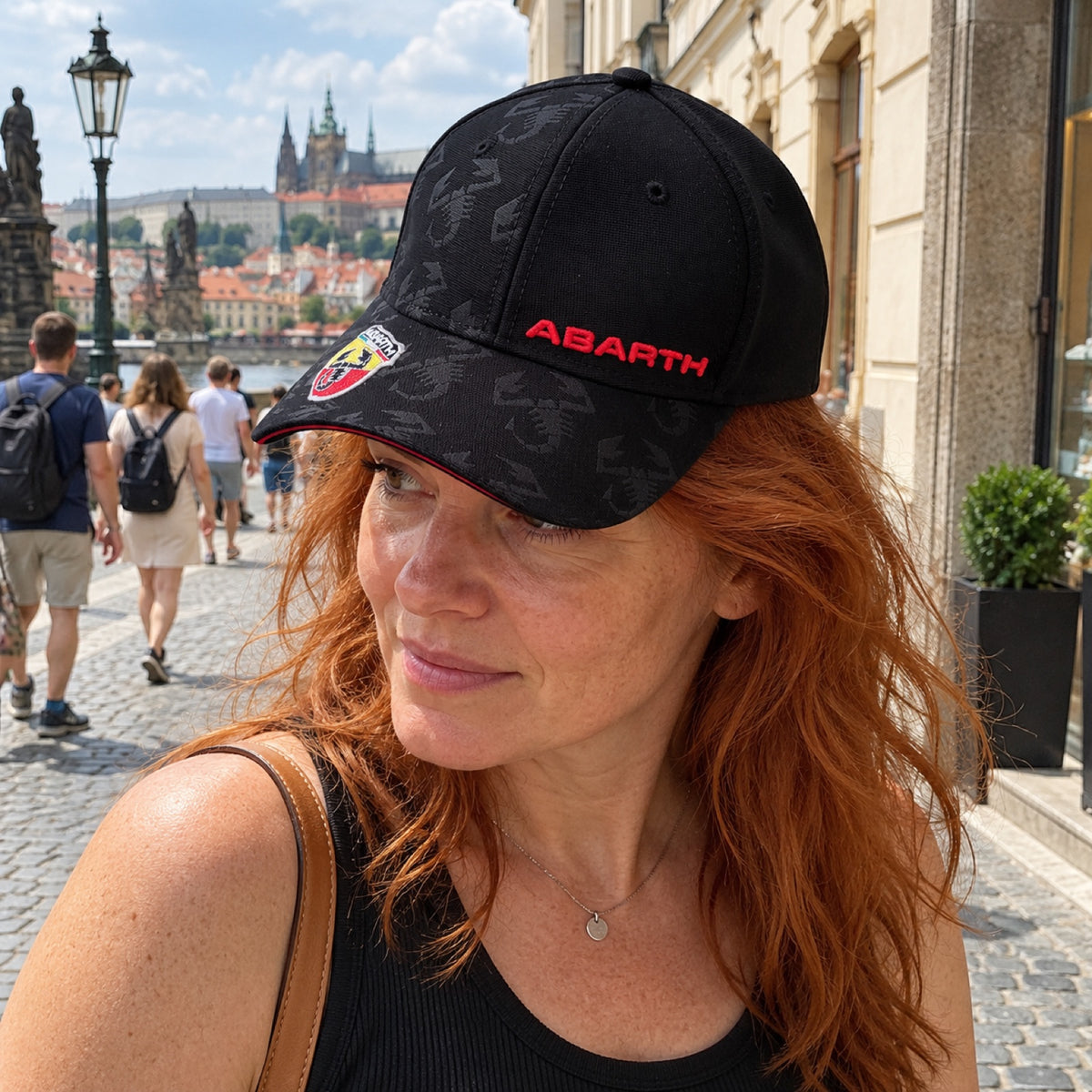 Abarth Cap – Black – ilustrační foto 2 (AI)