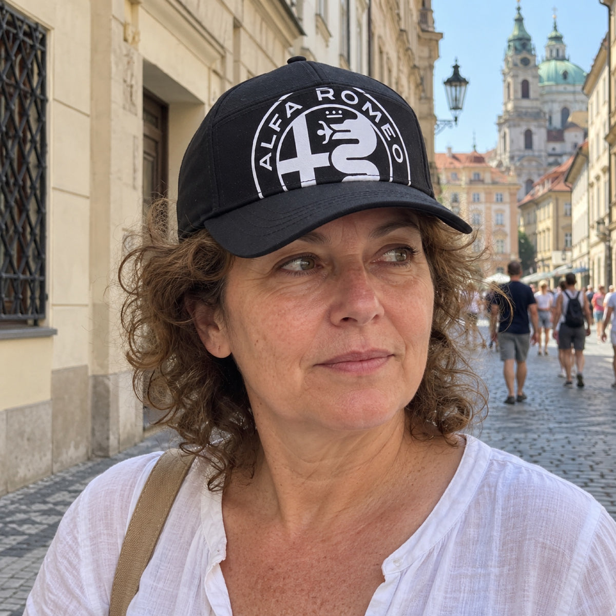 Alfa Romeo Big Logo Cap – Black – ilustrační foto 2 (AI)