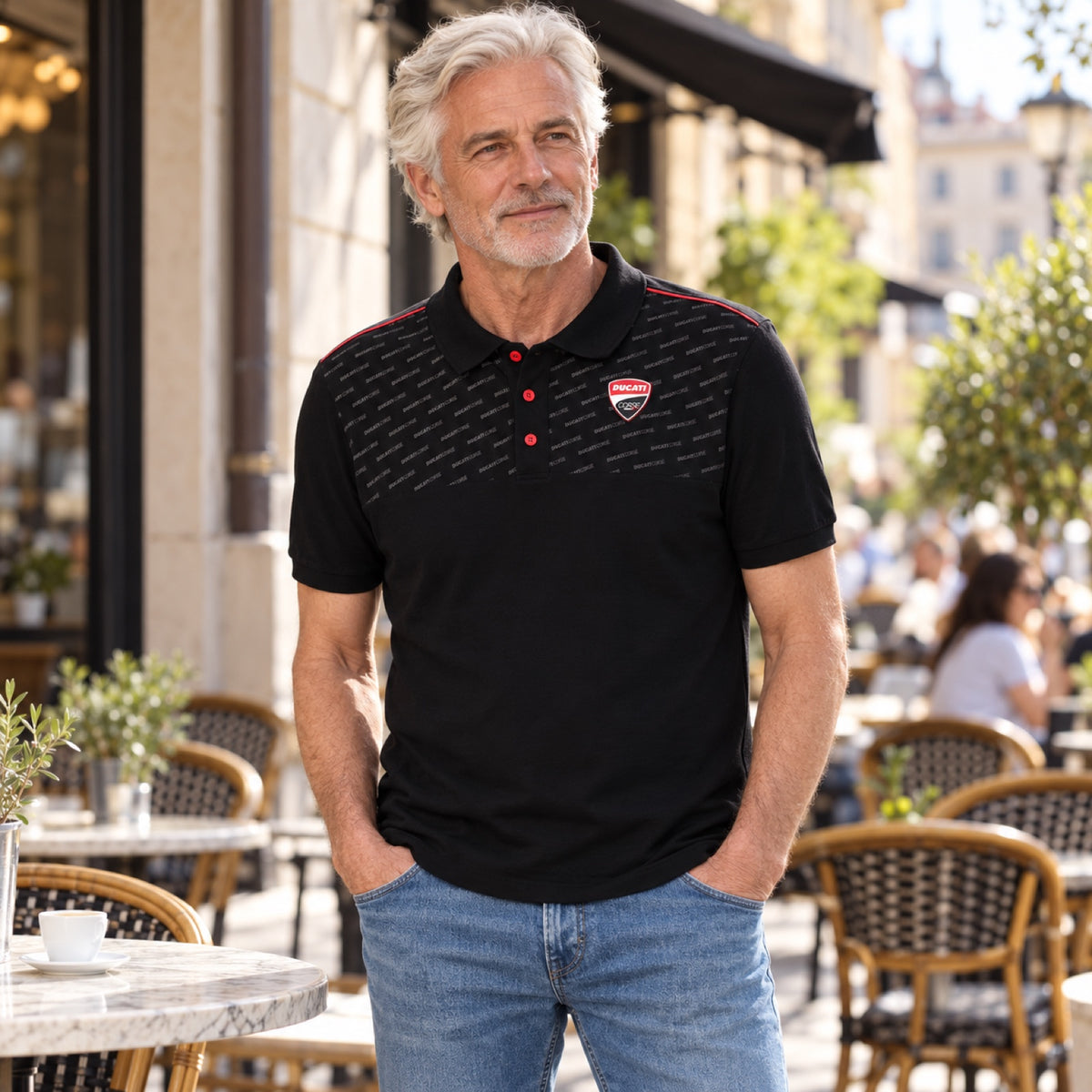Ducati Corse Fan Polo with Logo – illustrative photo (AI)