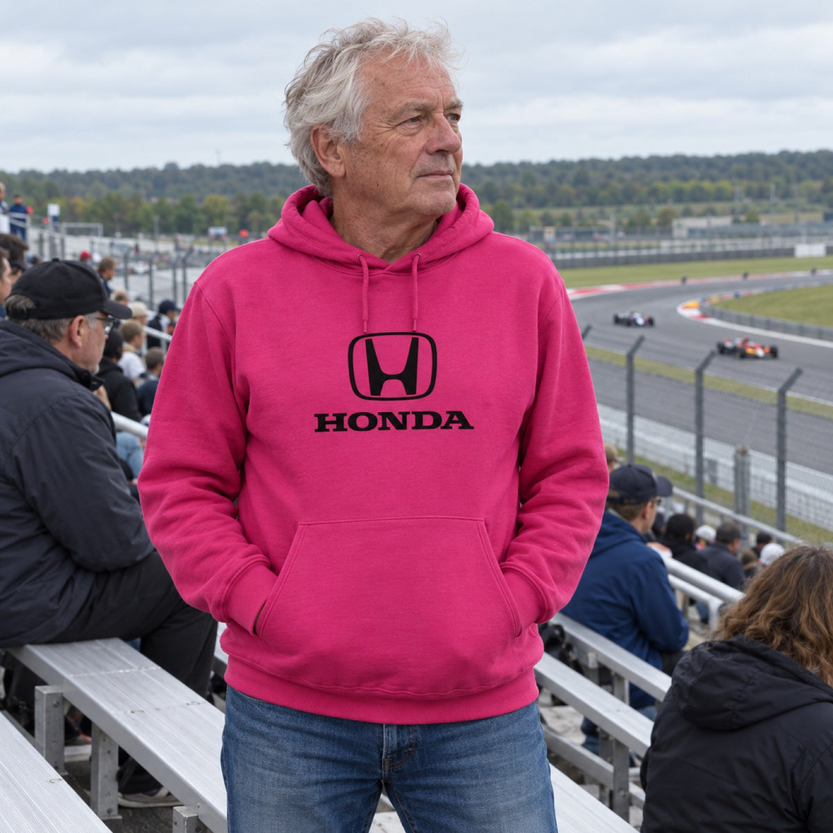 Honda Motor Women's Hoodie – Pink – ilustrační foto (AI)