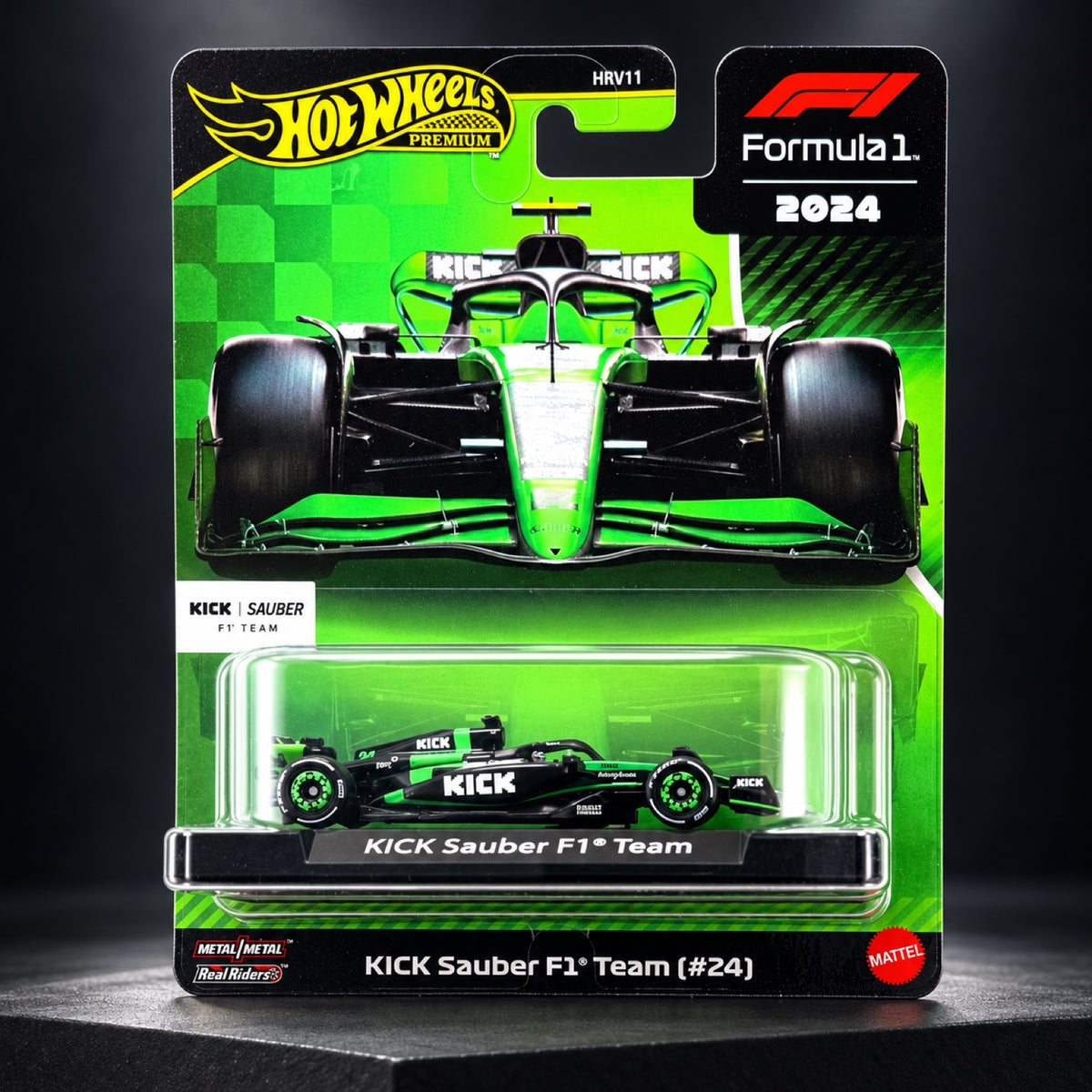 Hot Wheels F1 Premium Model – Zhōu Guànyǔ KICK Sauber F1 – illustrative photo (AI)