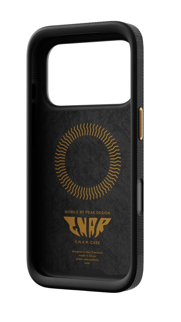 Hülle Peak Design GNAR Case für iPhone 18 Pro - schwarz