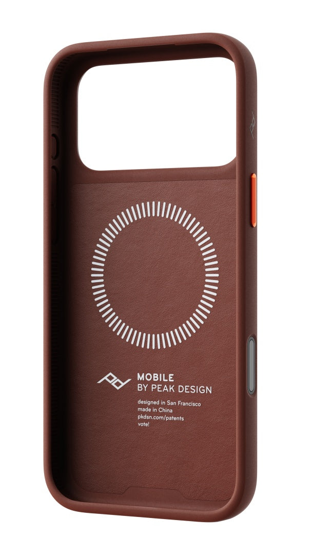 Hülle Peak Design Everyday Loop Case Slimlink für iPhone 18 Pro Max - Redwood Clarino