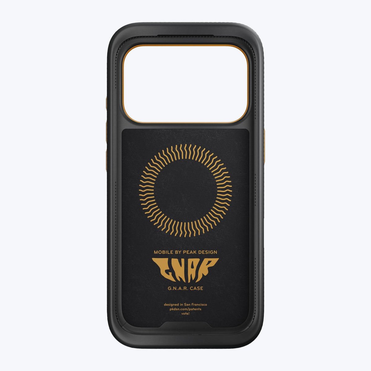 Peak Design GNAR Case Hülle für iPhone 17 Pro - schwarz