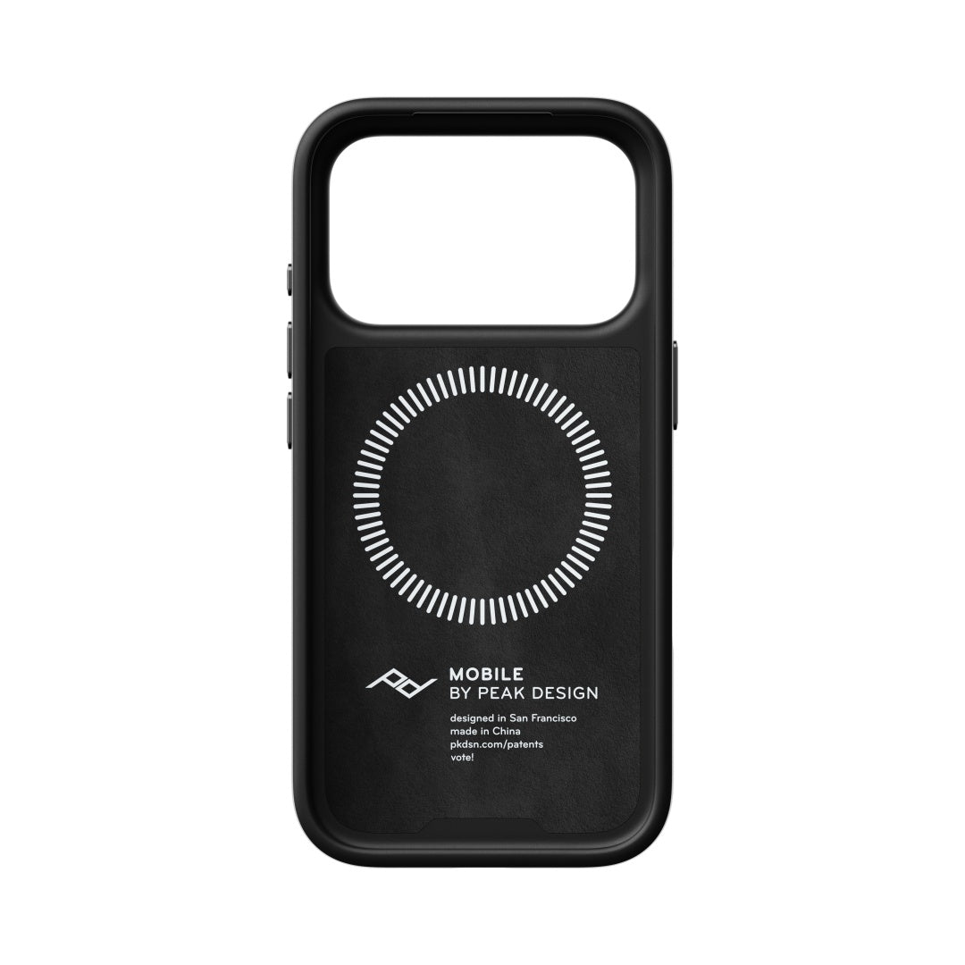 Hülle Peak Design Everyday Loop Case Slimlink für iPhone 18 Pro - schwarz Clarino