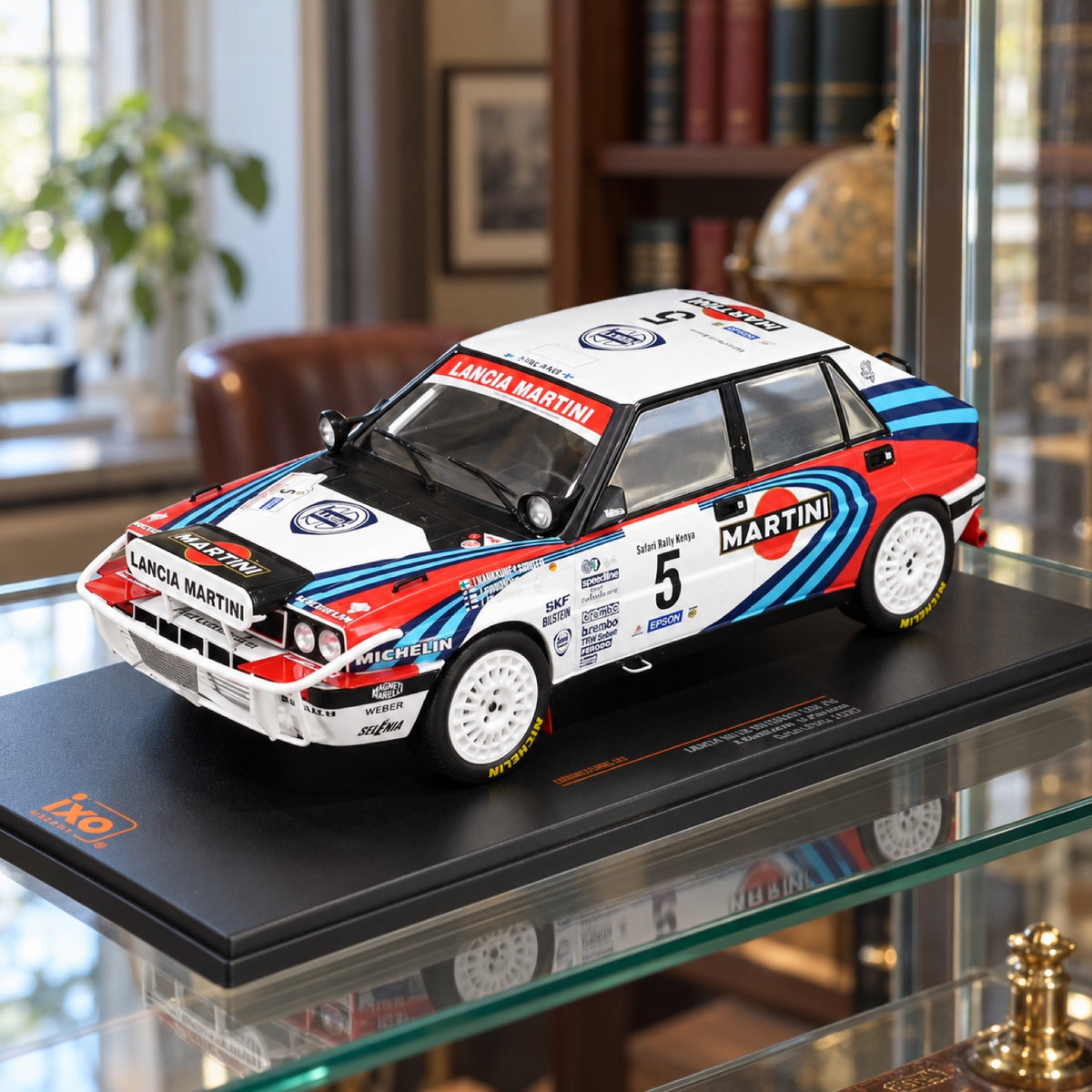Lancia Delta Integrale Modell – Kankkunen/Piironen, Safari Rally 1990 – Illustrationsfoto (KI)