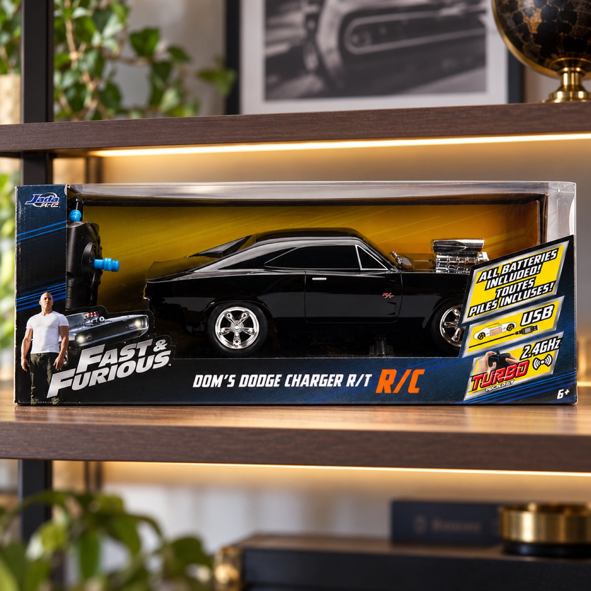 Fast & Furious ferngesteuertes Dodge Charger Modell – Illustrationsfoto (KI)