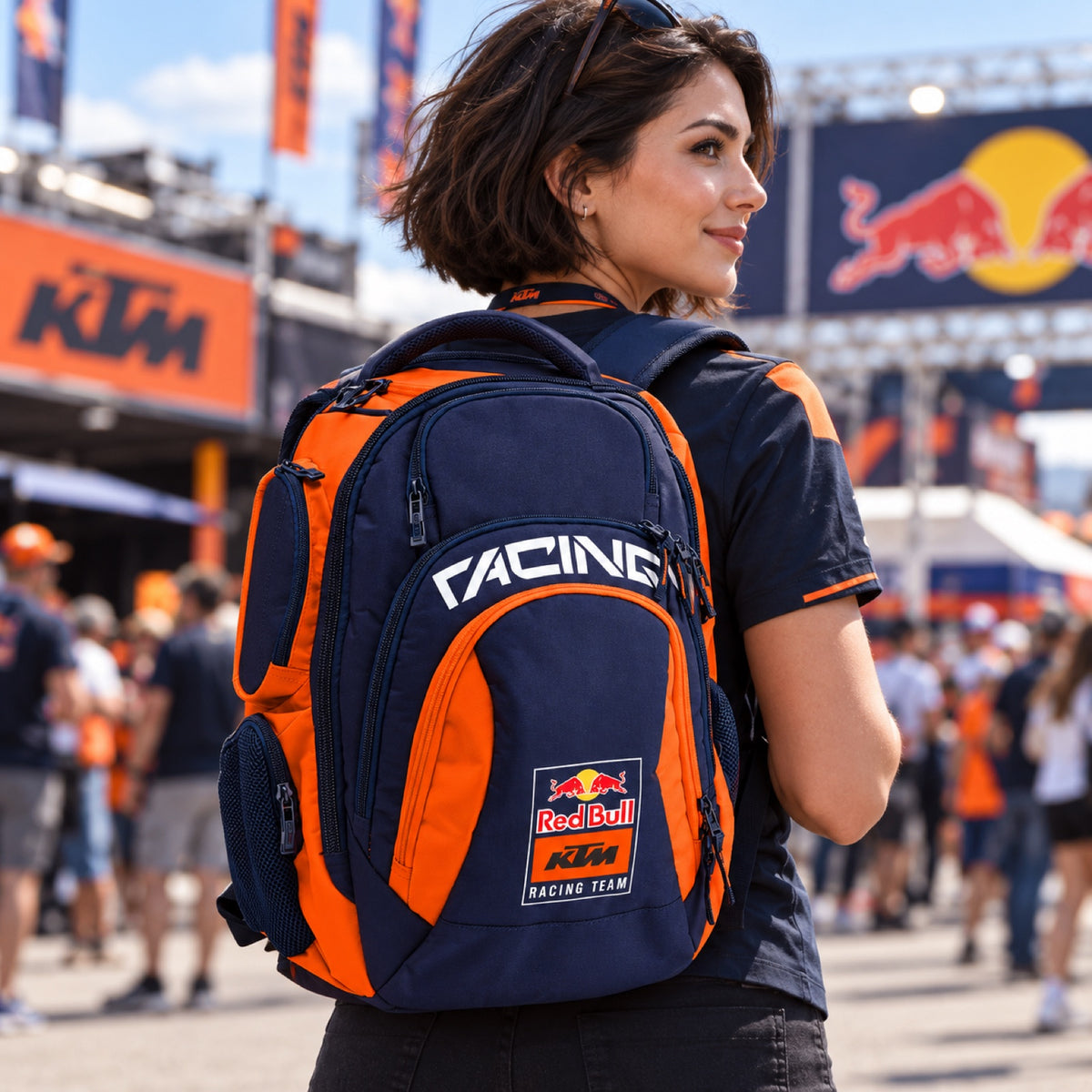 KTM Red Bull Racing Large Team Backpack – illustrative photo (AI)