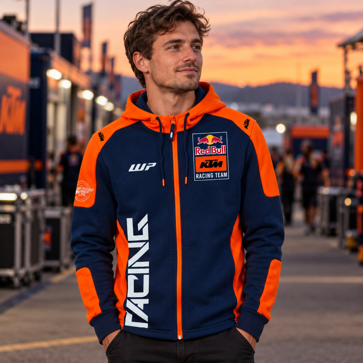 KTM Red Bull Racing Team-Jacke – Illustrationsfoto (KI)