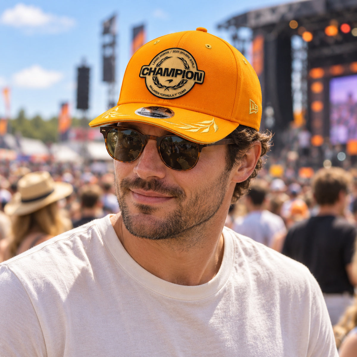 McLaren F1 9FIFTY Team-Cap – Lando Norris Weltmeister – Illustrationsfoto (KI)