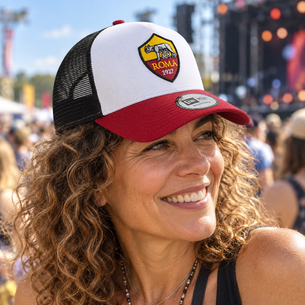 AS Roma EF Mesh Cap with Logo – illustrative photo (AI)