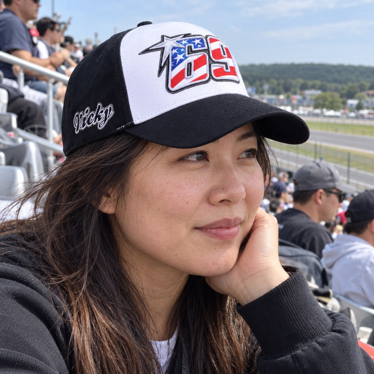 Nicky Hayden #69 Curved Peak Cap – ilustrační foto 2 (AI)