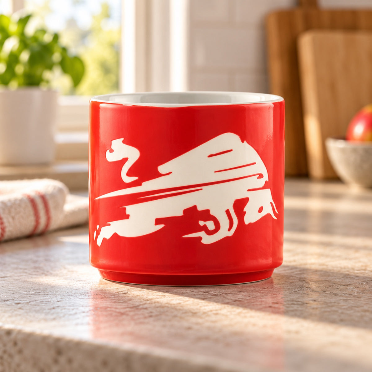 Red Bull Leipzig Dynamic Bull Ceramic Mug – illustrative photo (AI)