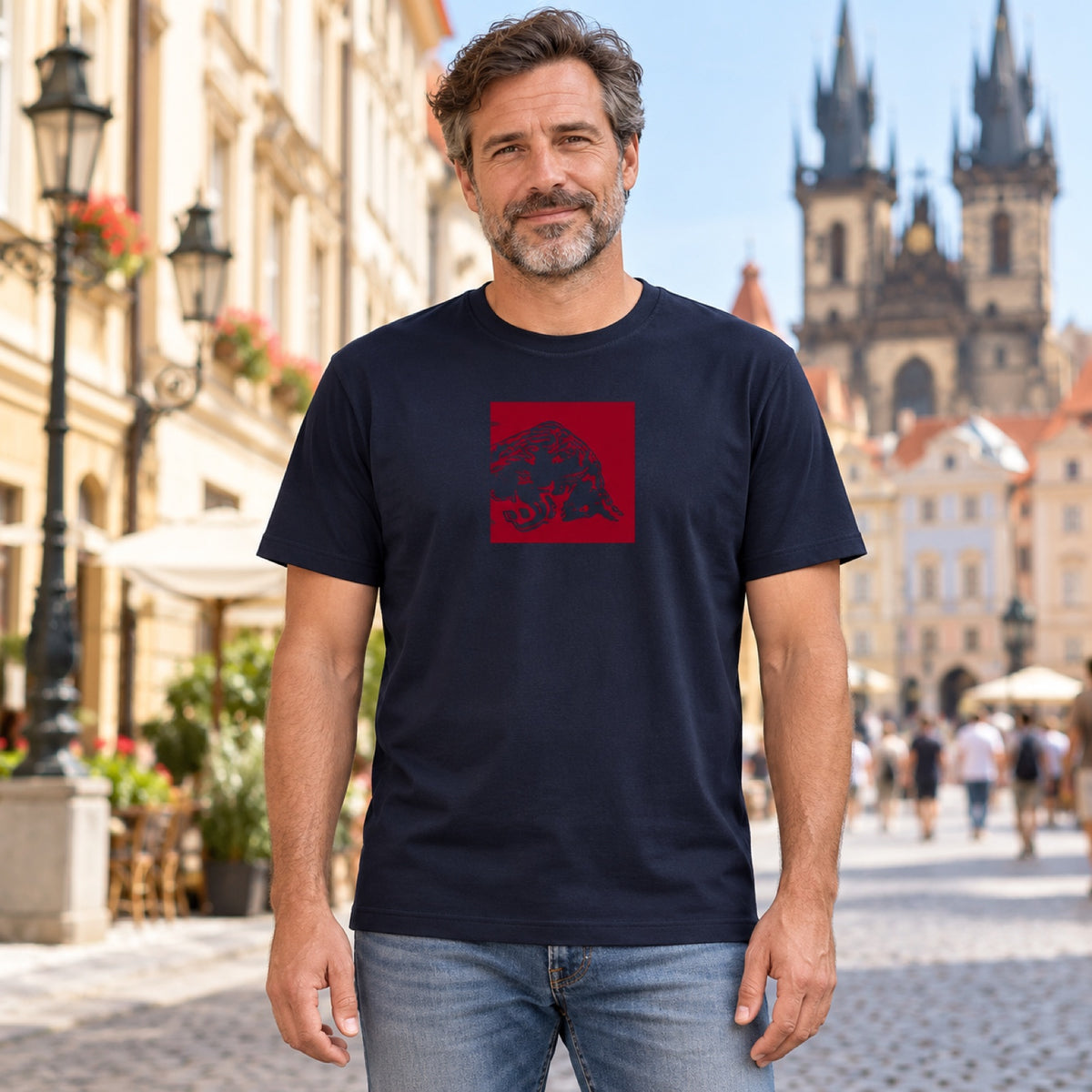 Red Bull Ring CORE Casual T-Shirt with RRI Motif – illustrative photo (AI)