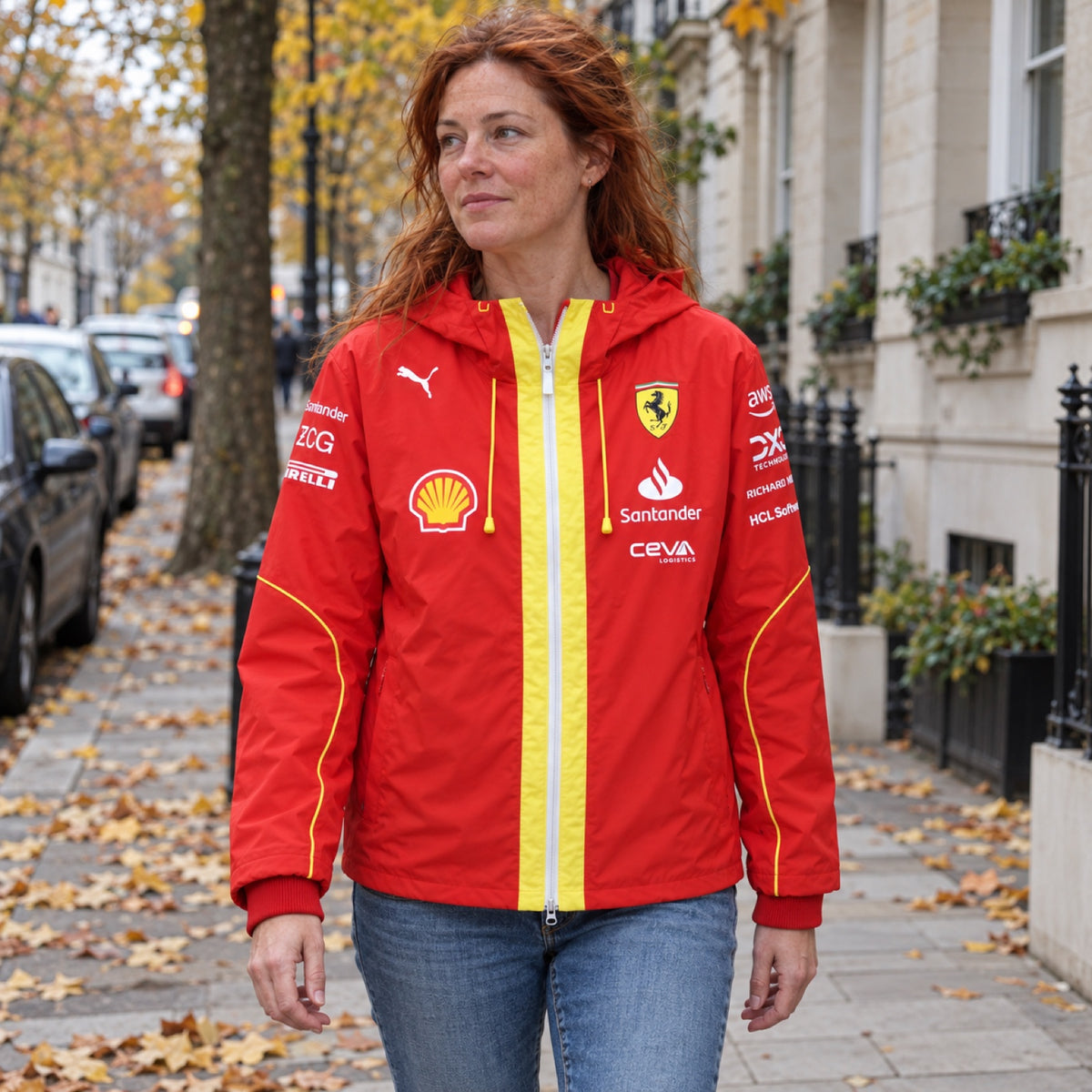 Scuderia Ferrari F1 PRO Team Jacket – Red – ilustrační foto 2 (AI)