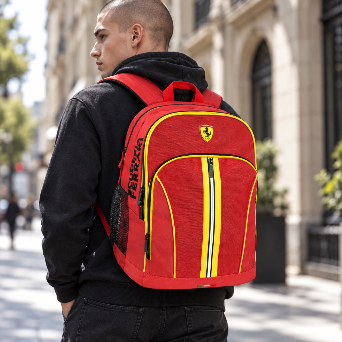 Scuderia Ferrari F1 School Backpack – Red – illustrative photo (AI)