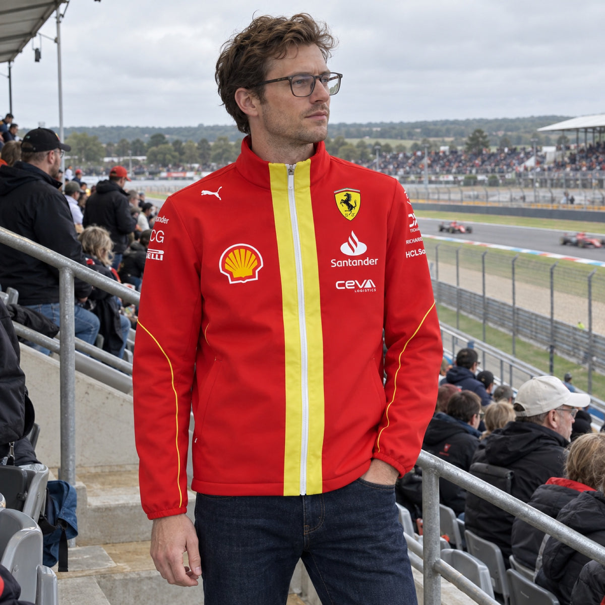 Scuderia Ferrari F1 Team Softshell Jacket – Red – ilustrační foto (AI)