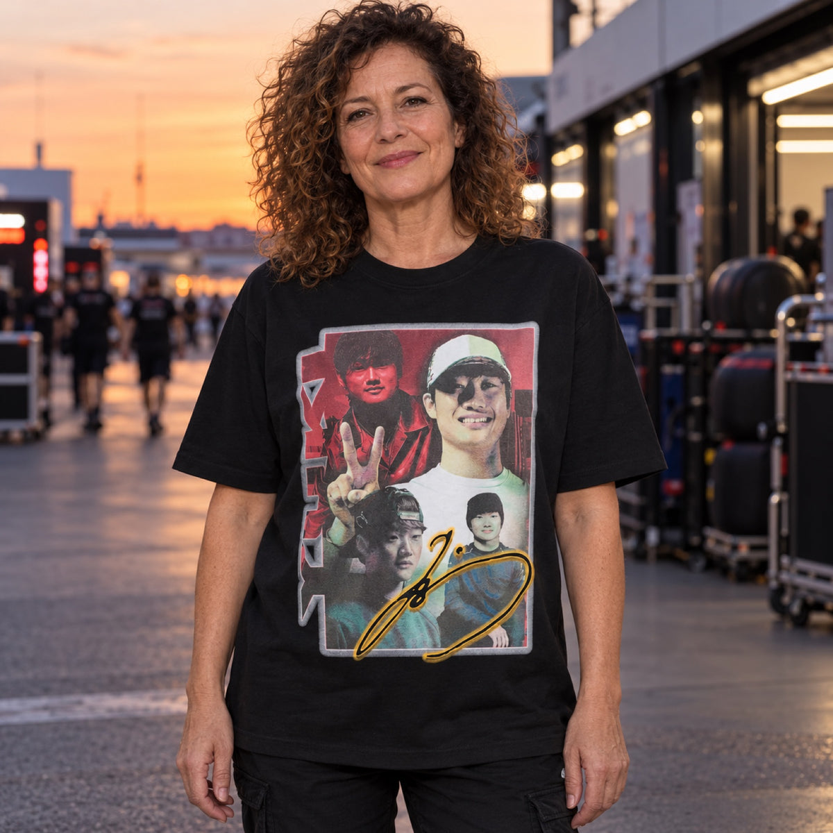 Yuki Tsunoda – Visa Cash App RB F1 Team Fan T-Shirt – Black – illustrative photo (AI)