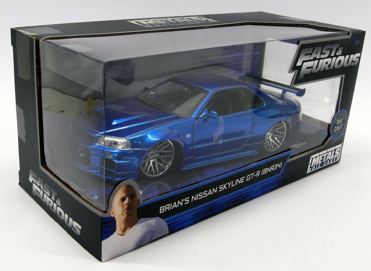 Modell Fast & Furious Nissan Skyline GT-R34 Brian's