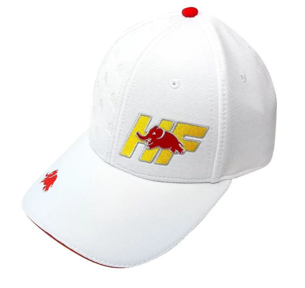 Lancia HF Cap with Elephant Logo – White