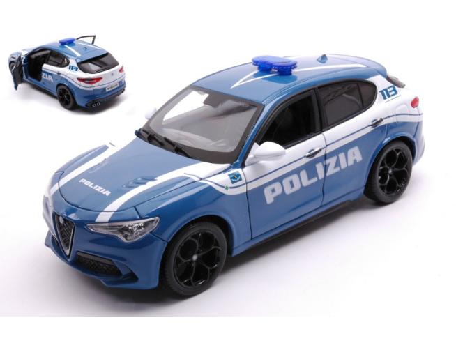 Bburago Alfa Romeo Stelvio Polizia Model 1:24