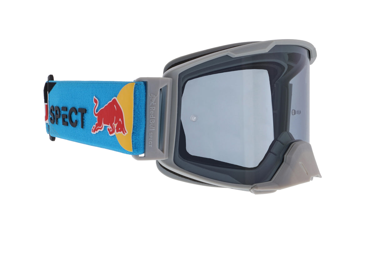 Red Bull Spect STRIVE motocross goggles grey with smoke lens