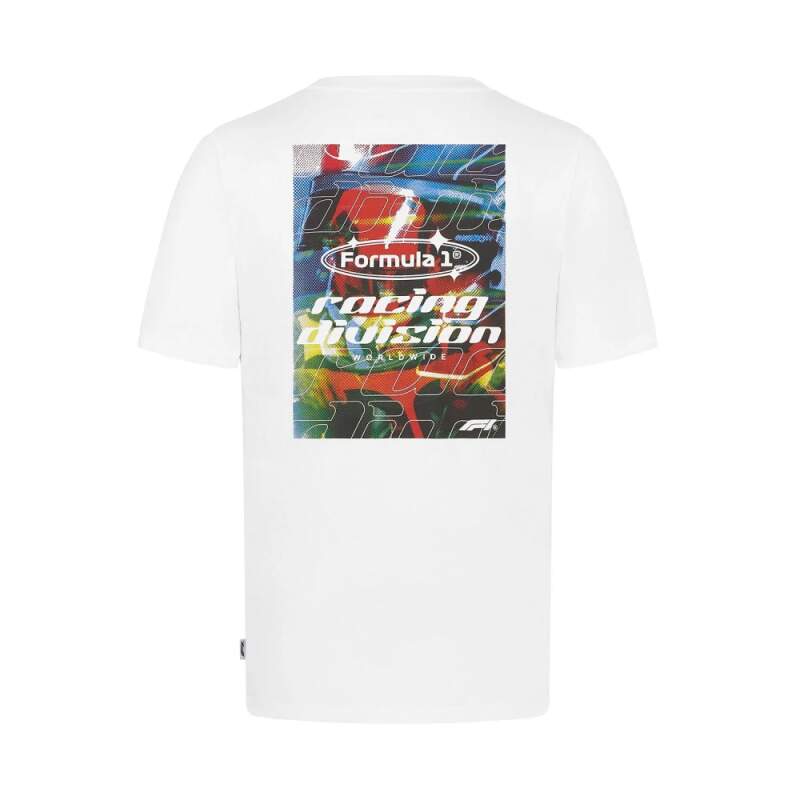Formel 1 Freizeit-T-Shirt Racing Division weiß