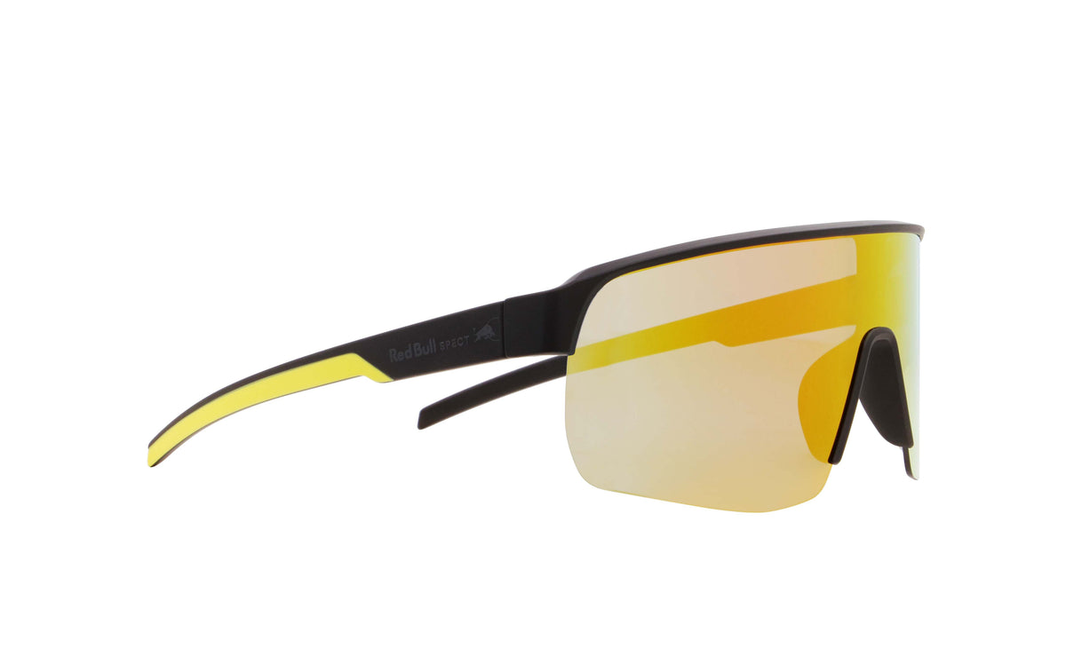 Red Bull Spect DAKOTA sunglasses black with blue-yellow lens