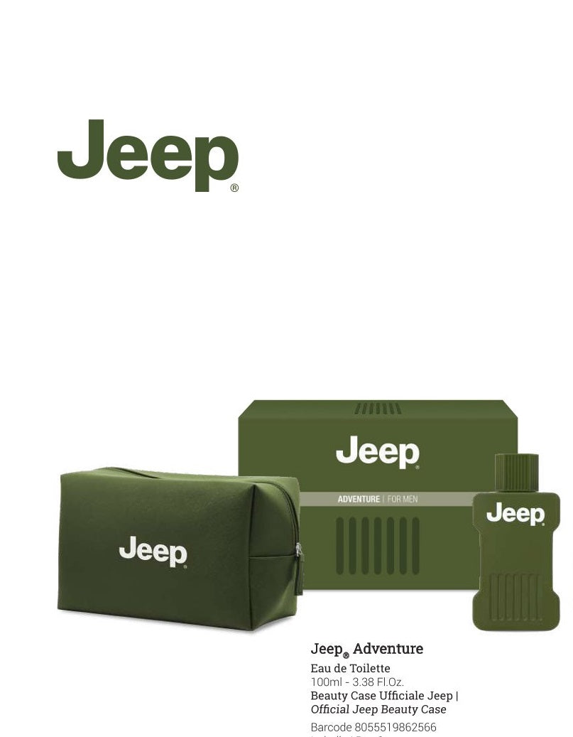 Jeep Adventure Eau de Toilette 100 ml + Jeep toiletry bag