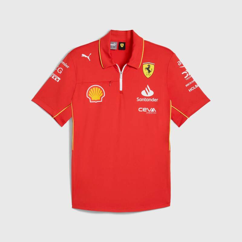 Scuderia Ferrari F1 PRO team polo shirt red