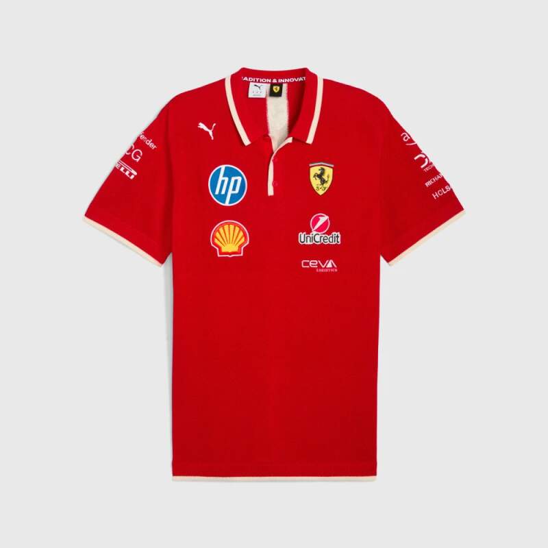 Scuderia Ferrari F1 2025 Team-Poloshirt SE China