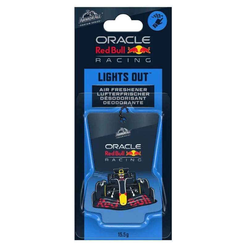 Red Bull Racing car air freshener – Armor All – hanging Formula 1 car blue