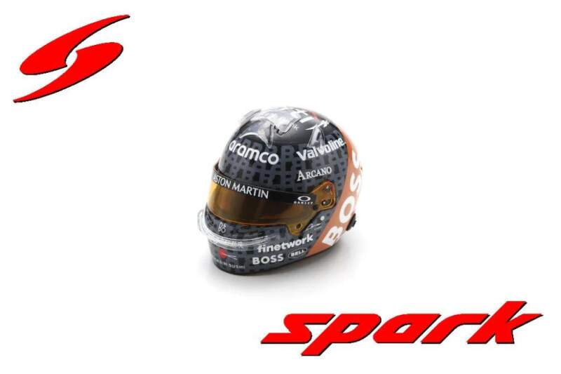 Spark Helmmodell Fernando Alonso F1 2024 1:5 SE Silverstone