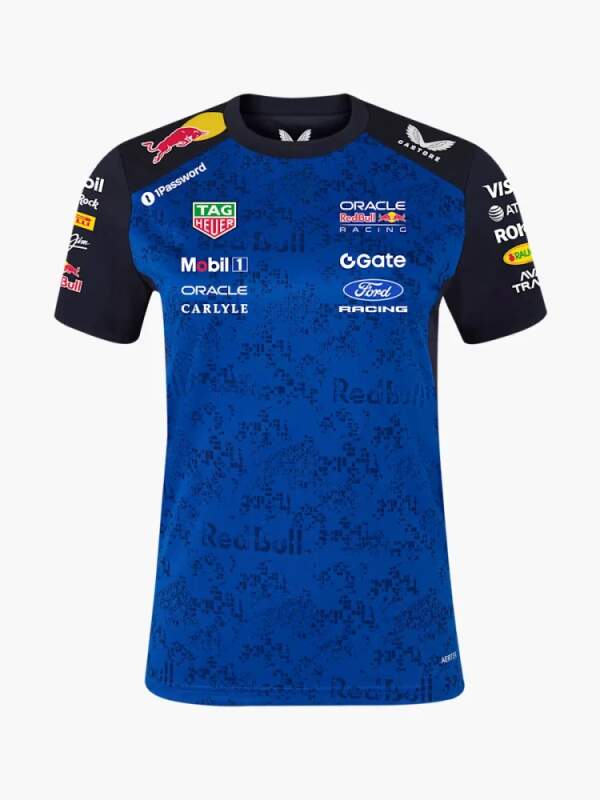 Oracle Red Bull Racing Damen-T-Shirt mit Sponsorenlogos - Team Edition