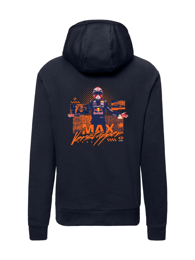 Oracle Red Bull Racing Max Verstappen Hoodie with Logo – Navy