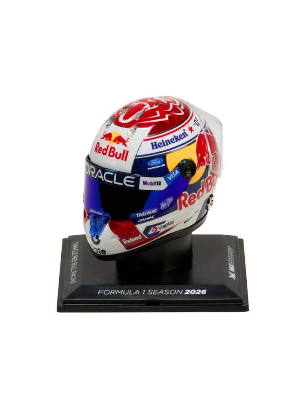 Helmmodell Max Verstappen 2026 1:4 Schuberth