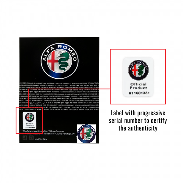 Alfa Romeo 3D-Aufkleber