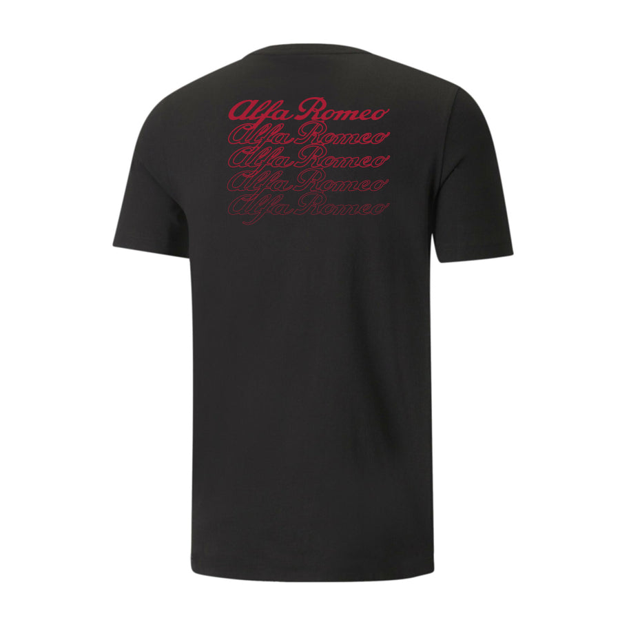 Alfa Romeo T-Shirt DNA mit roten Details – S