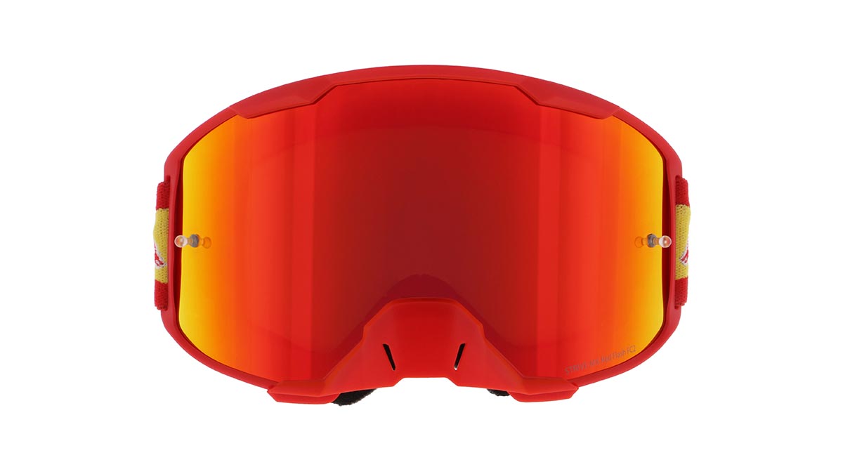 Red Bull Spect Motocrossbrille STRIVE S rot mit rotem Glas