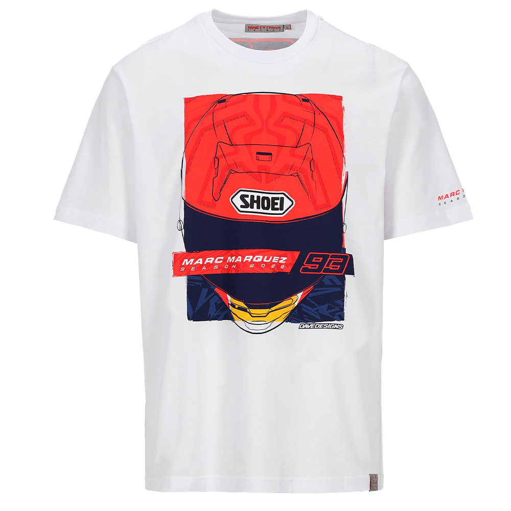 Marc Marquez T-Shirt Season Helmet weiß