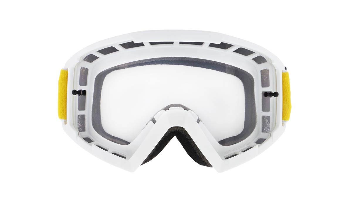 Red Bull Spect WHIP motocross goggles, white with clear lens