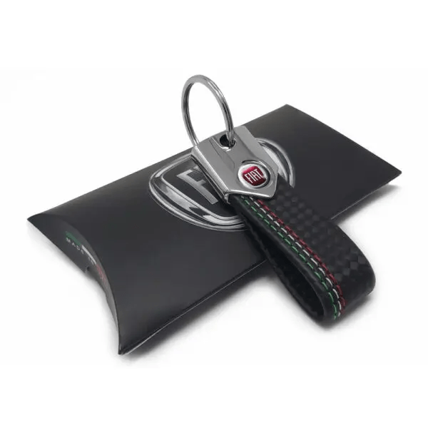 Fiat BAND carbon keyring