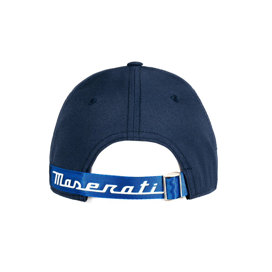 Maserati Cap mit Dreizack-Logo blau