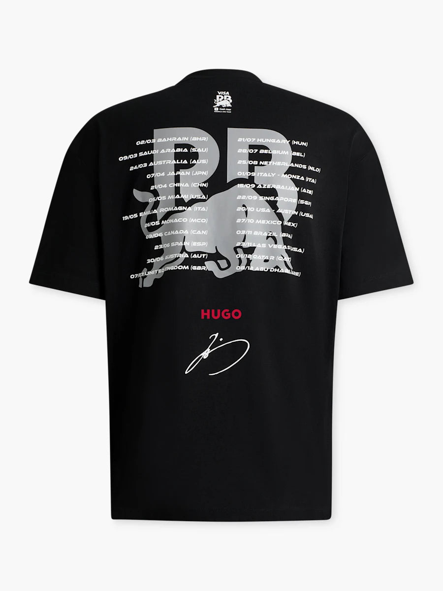 Yuki Tsunoda fan T-shirt – Visa Cash App RB F1 Team black
