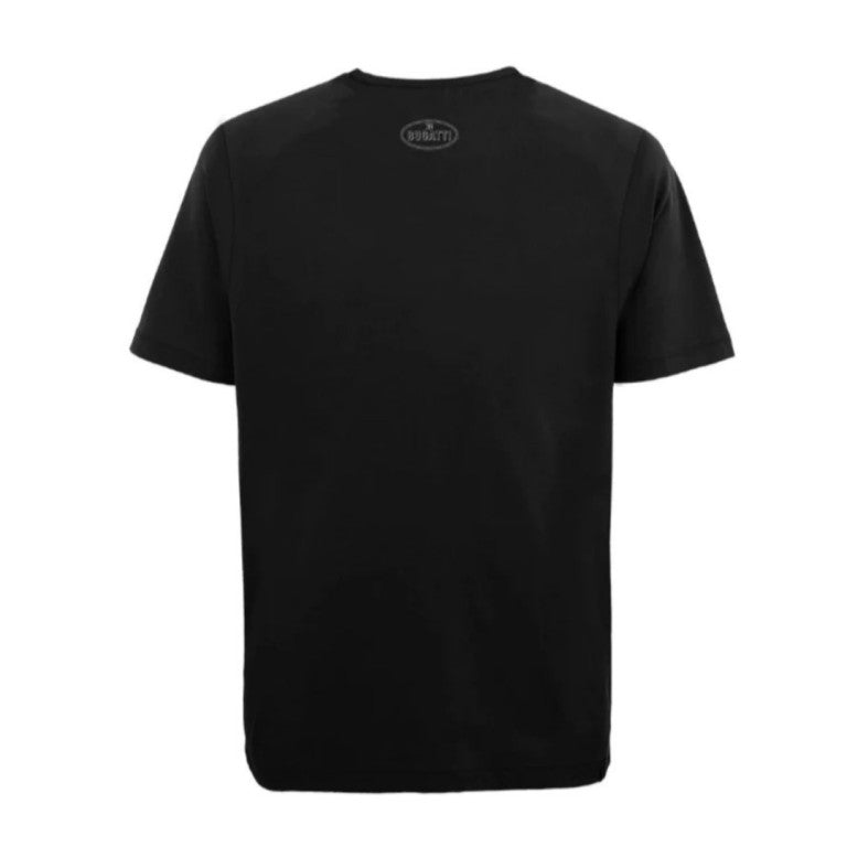 Bugatti men's T-shirt in black with logo