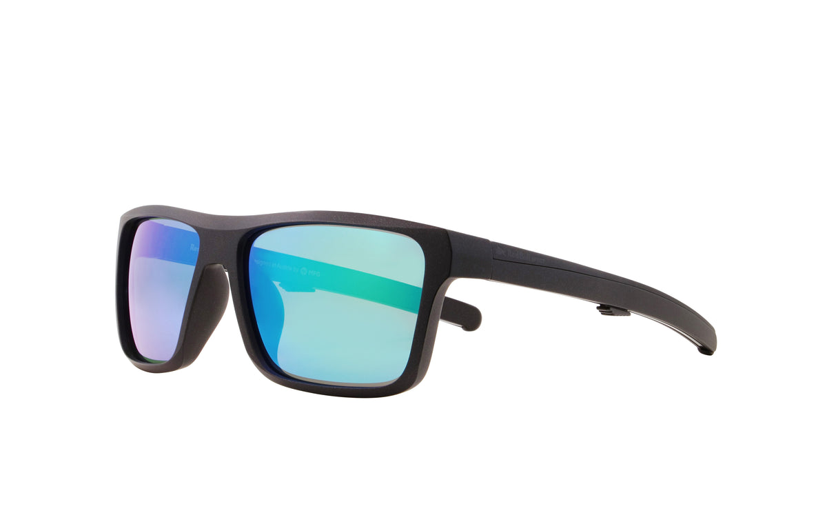 Red Bull Spect Sonnenbrille KANE schwarz mit purpurfarbenen Gläsern