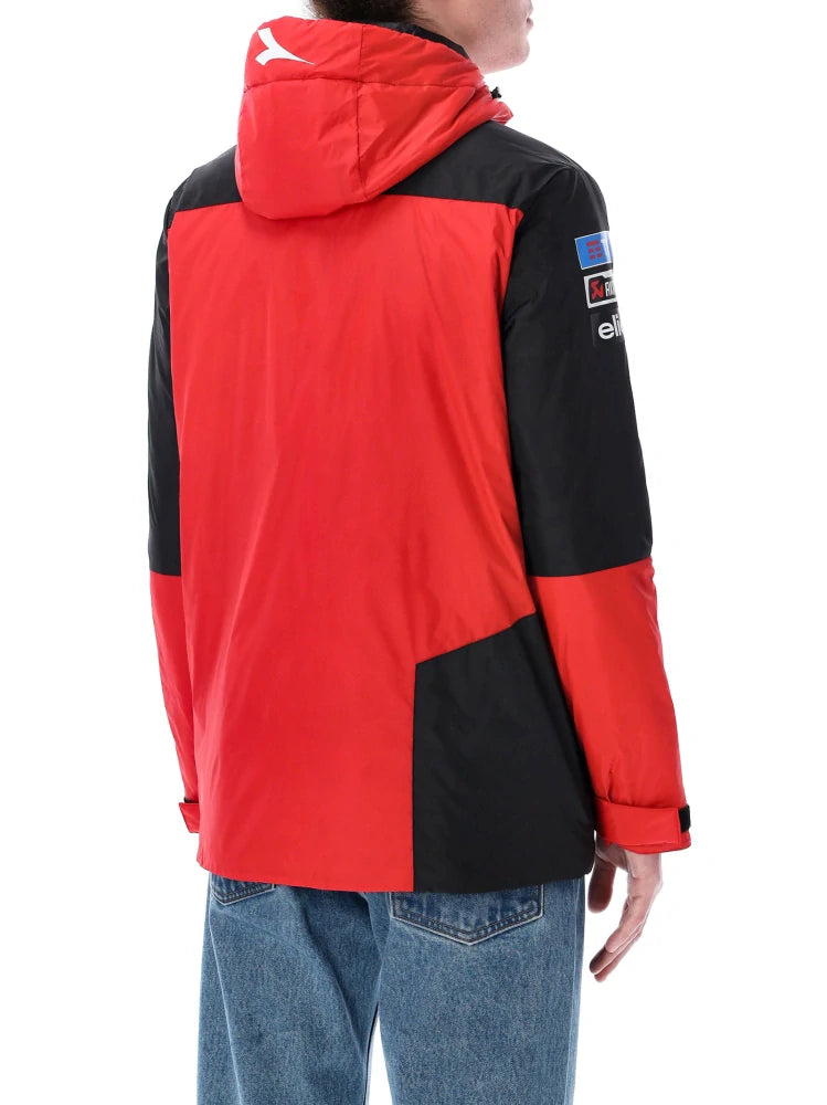 Ducati Lenovo Team Hooded Jacket with Sponsor Logos – Red
