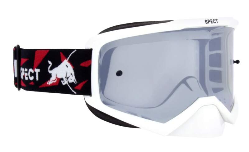 Red Bull Spect Motocrossbrille EVAN weiß mit klarem Glas