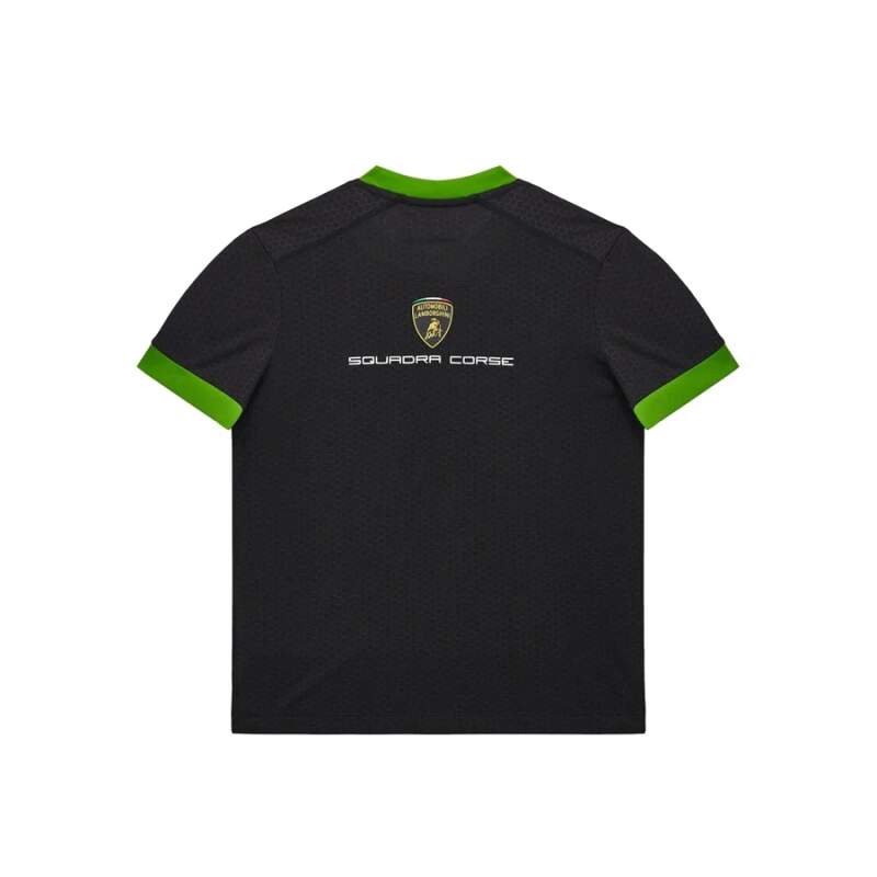 Lamborghini Squadra Corse kids' T-shirt with sponsor logos – 9–12 years