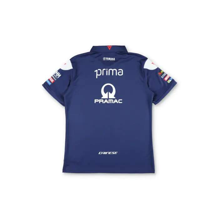 Yamaha Pramac Team-Poloshirt mit Sponsorenlogos